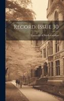 Record, Issue 30