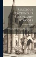 Religious Teaching in Secondary Schools