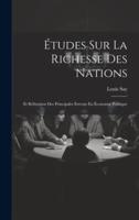 Études Sur La Richesse Des Nations