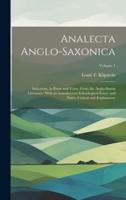 Analecta Anglo-Saxonica