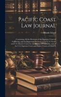 Pacific Coast Law Journal
