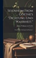 Sesenheim From Goethe's "Dichtung Und Wahrheit."