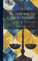 Du Précaire En Droit Romain