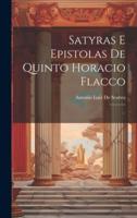 Satyras E Epistolas De Quinto Horacio Flacco