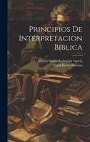 Principios De Interpretacion Biblica