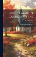 D. Martin Luthers Werke