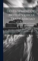 Development Of Motor-Vehicle Trade Abroad