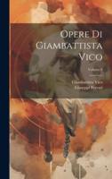 Opere Di Giambattista Vico; Volume 6