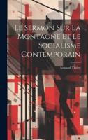 Le Sermon Sur La Montagne Et Le Socialisme Contemporain