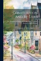 Constitution And By-Laws