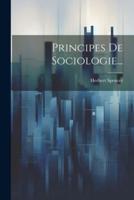 Principes De Sociologie...
