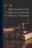 Dizionario Del Diritto Comune E Veneto, Volume 1...