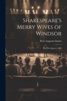Shakespeare's Merry Wives of Windsor