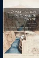 ... Construction Du Canal De Jonage