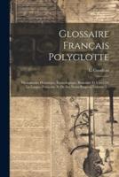 Glossaire Français Polyglotte
