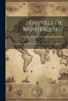 Oeuvres De Montesquieu
