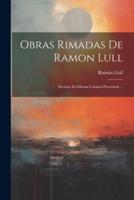 Obras Rimadas De Ramon Lull