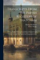 Transcripts From the Parish Registers of Thatcham