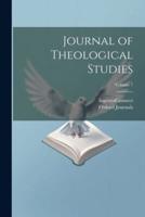 Journal of Theological Studies; Volume 7