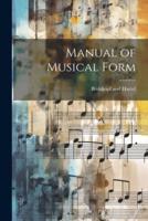 Manual of Musical Form
