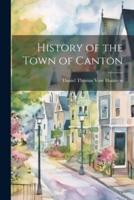 History of the Town of Canton