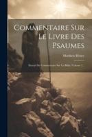 Commentaire Sur Le Livre Des Psaumes