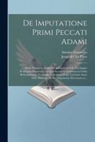 De Imputatione Primi Peccati Adami