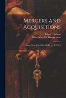 Mergers and Acquisitions