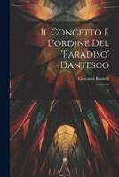 Il Concetto E L'ordine Del 'Paradiso' Dantesco