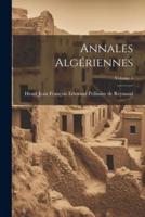 Annales Algériennes; Volume 1