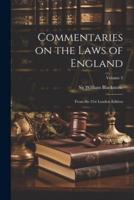 Commentaries on the Laws of England