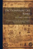 Dictionnaire Des Rimes