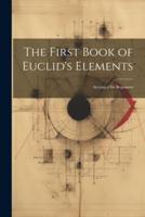 The First Book of Euclid's Elements