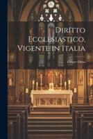 Dirítto Ecclesiastico, Vigente in Italia