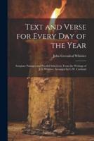 Text and Verse for Every Day of the Year