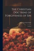 The Christian Doctrine of Forgiveness of Sin