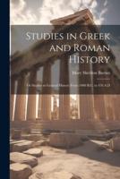 Studies in Greek and Roman History