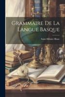 Grammaire De La Langue Basque