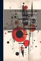 Functions of Three Real Variables