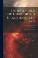 Erdbebenherde Und Herdlinien in Südwestdeutschland