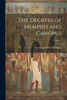 The Decrees of Memphis and Canopus; Volume 3