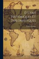 Études Historiques Et Diplomatiques