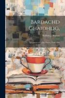 Bardachd Ghaidhlig,