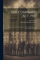The Companies Act, 1907