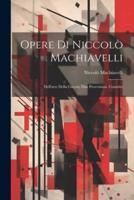 Opere Di Niccolò Machiavelli
