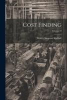 Cost Finding; Volume 10