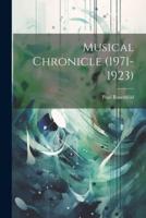 Musical Chronicle (1971-1923)
