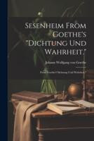 Sesenheim From Goethe's "Dichtung Und Wahrheit."