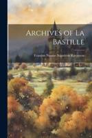 Archives of La Bastille
