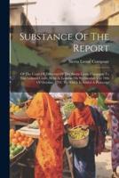 Substance Of The Report
